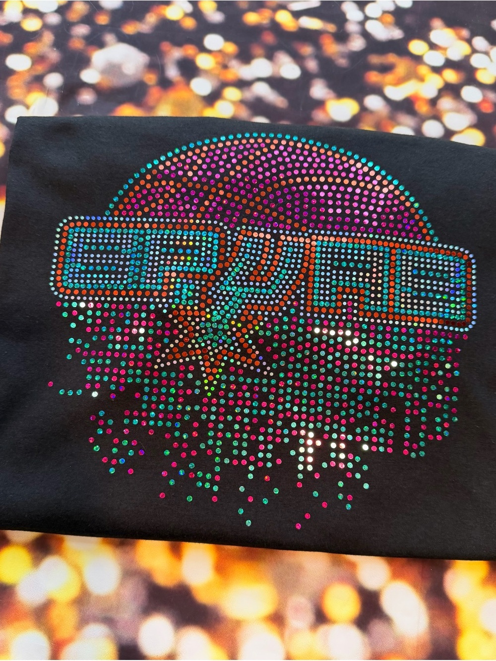 NEW San Antonio Sparkly Basketball 'SPURS' Bling Cap & Bling Tee Set - Picture 3 of 5